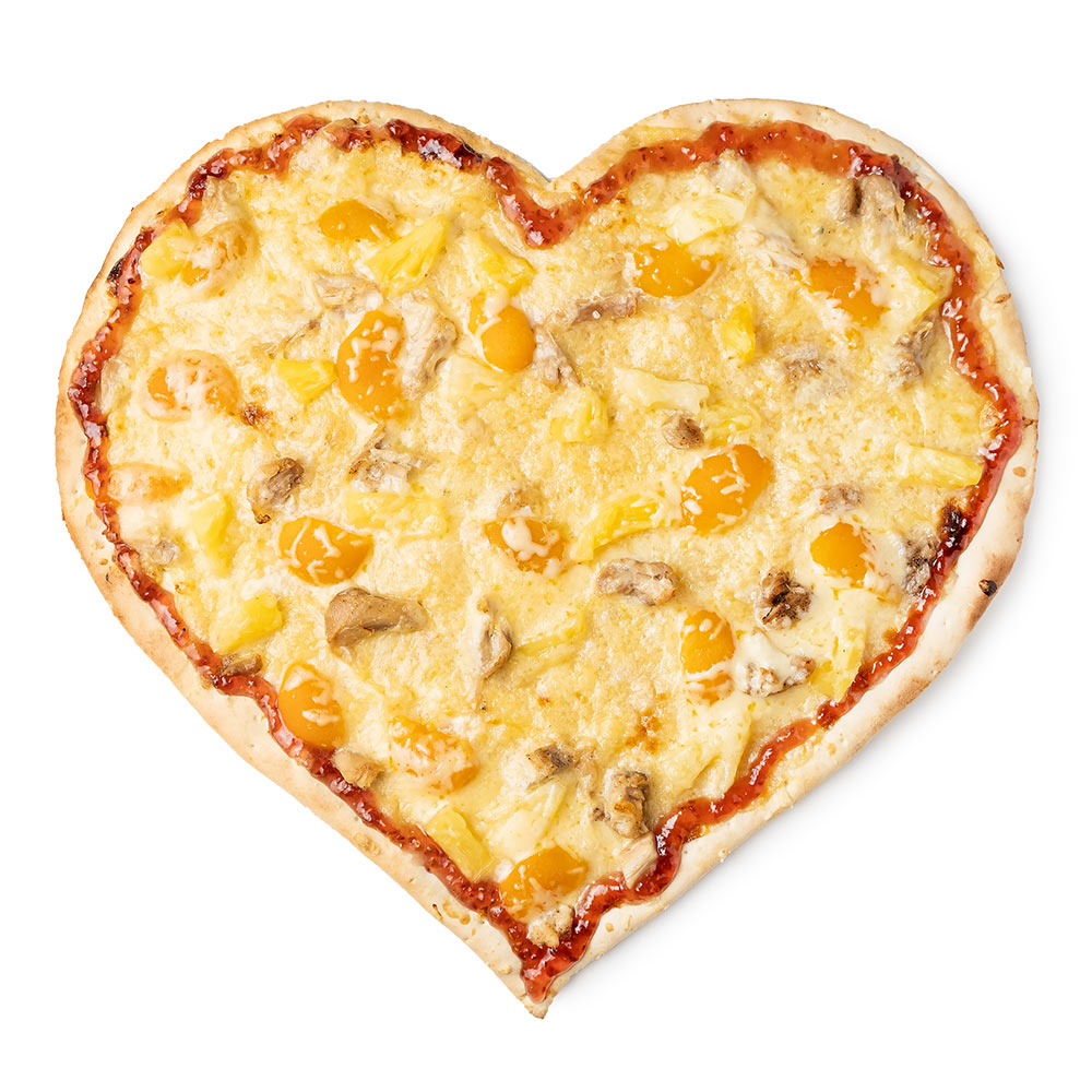 Пицца «Аморэ» в форме сердца