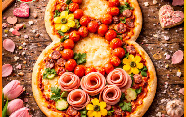 Пицца на 8 марта